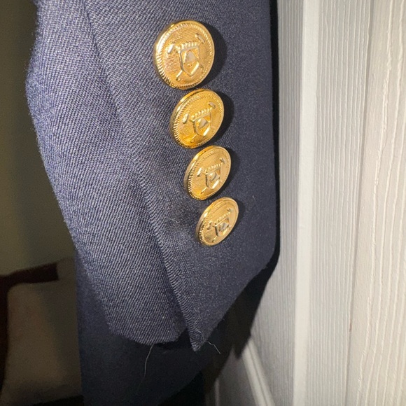 Classic Men's Ralph Lauren Navy Blue Blazer with Gold Buttons - Picture 6 of 6